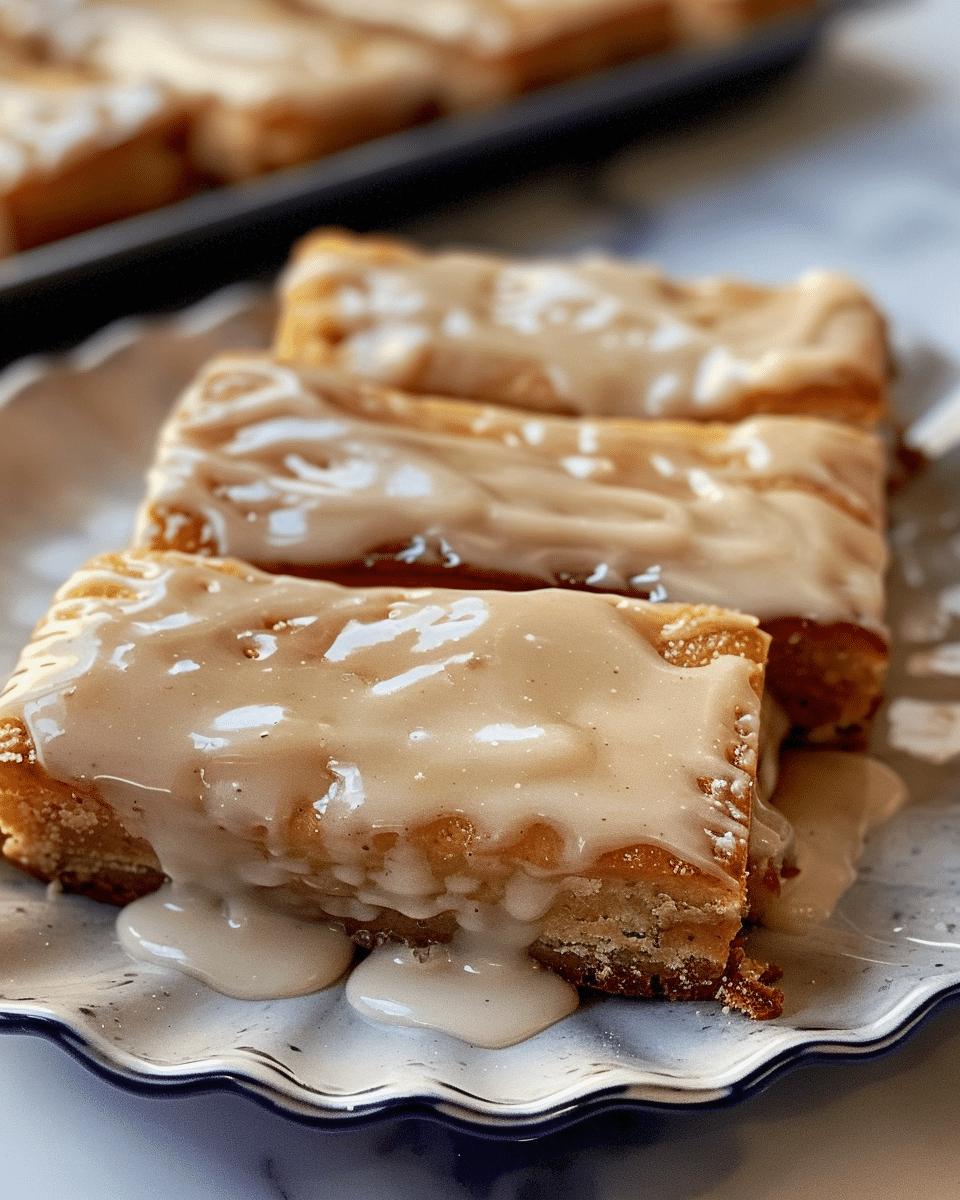 Soft Baked Maple Donut Bars