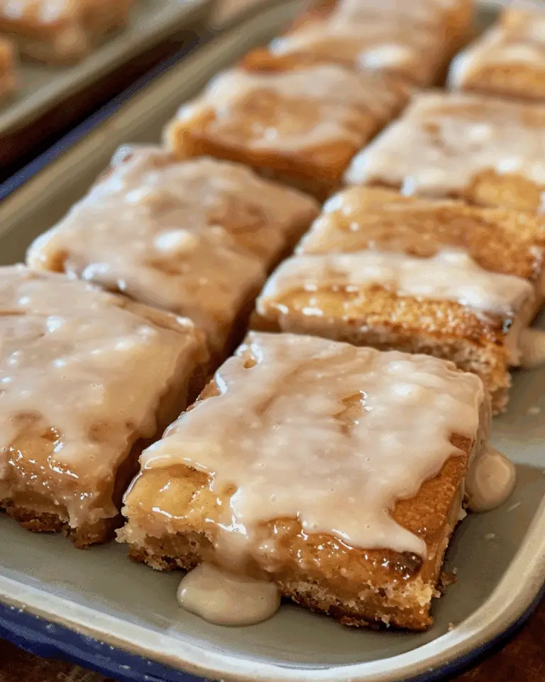 Soft Baked Maple Donut Bars