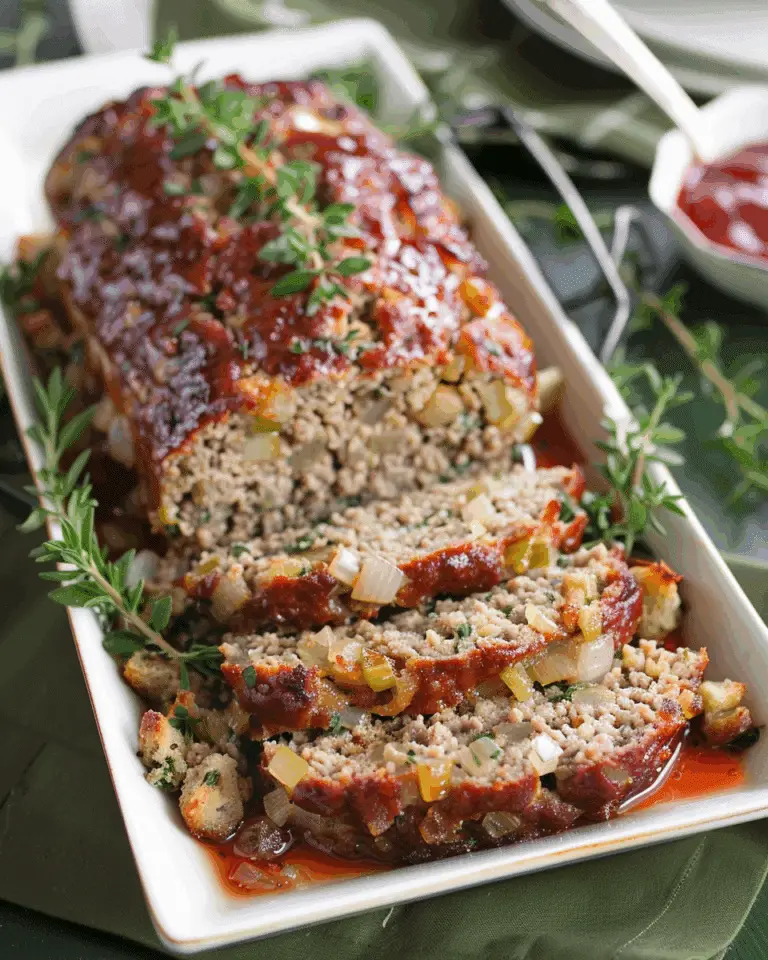 Turkey Stuffing Meatloaf