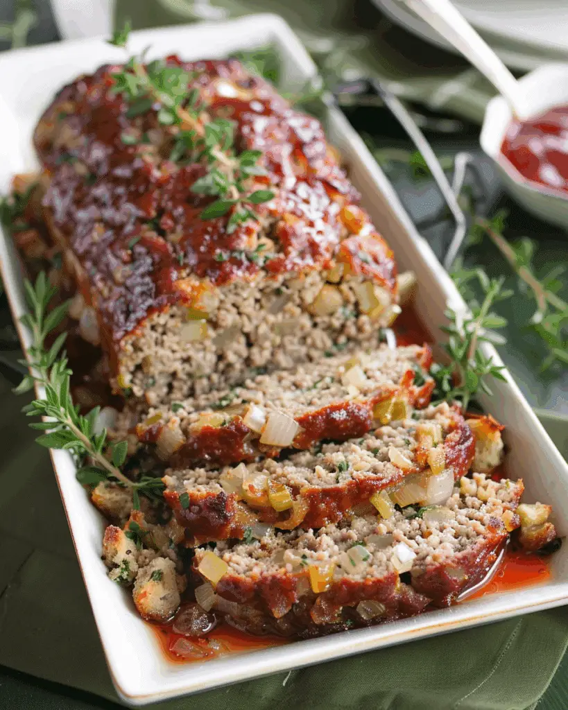 Turkey Stuffing Meatloaf
