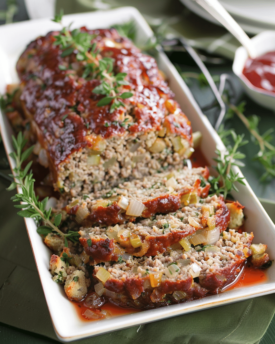 Turkey Stuffing Meatloaf