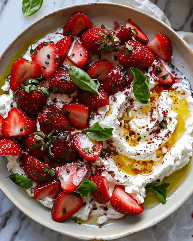 Whipped Feta with Roasted Strawberries