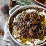 Baked Feta Dip with Fig Jam and Pecans