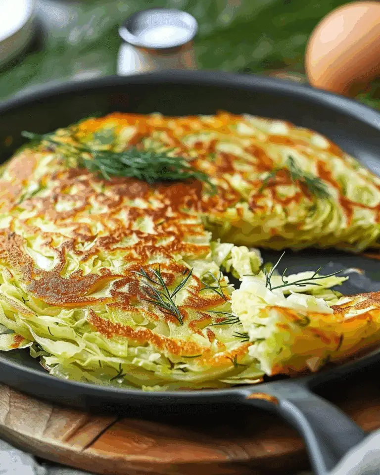 Crispy Cabbage Pancake