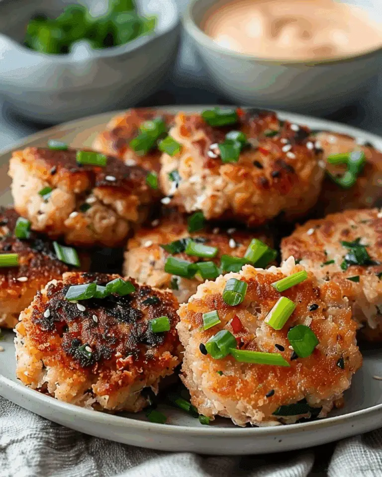 Asian Tuna Cakes with Spicy Mayo