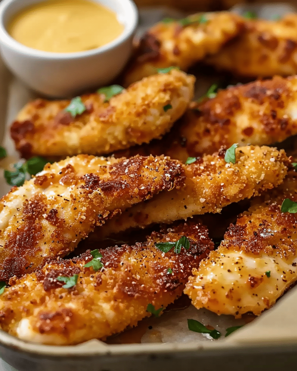 Crispy Mustard Chicken Tenders