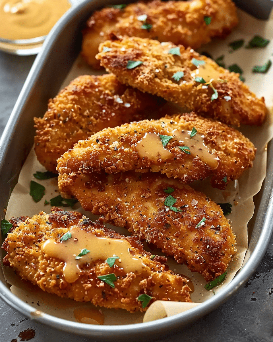 Crispy Mustard Chicken Tenders