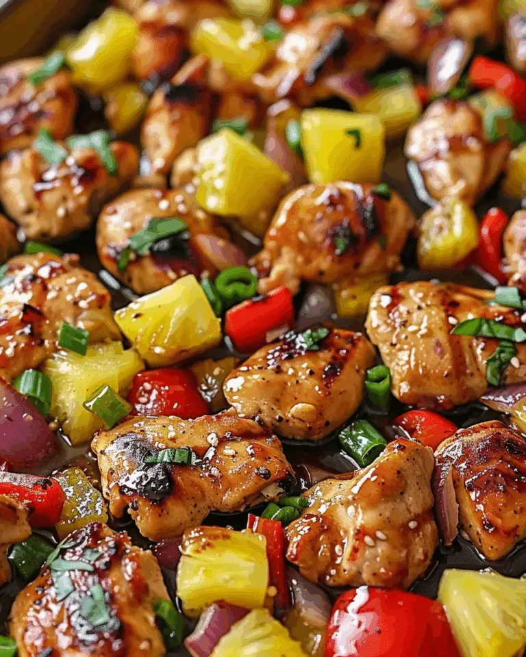 Hawaiian Chicken Sheet Pan
