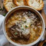 French Onion Beef Short Rib Soup