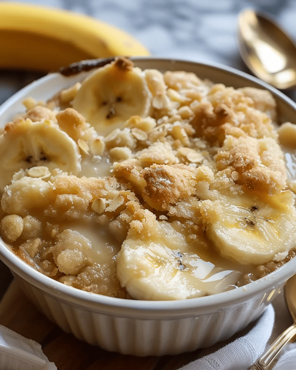Easy Banana Cobbler