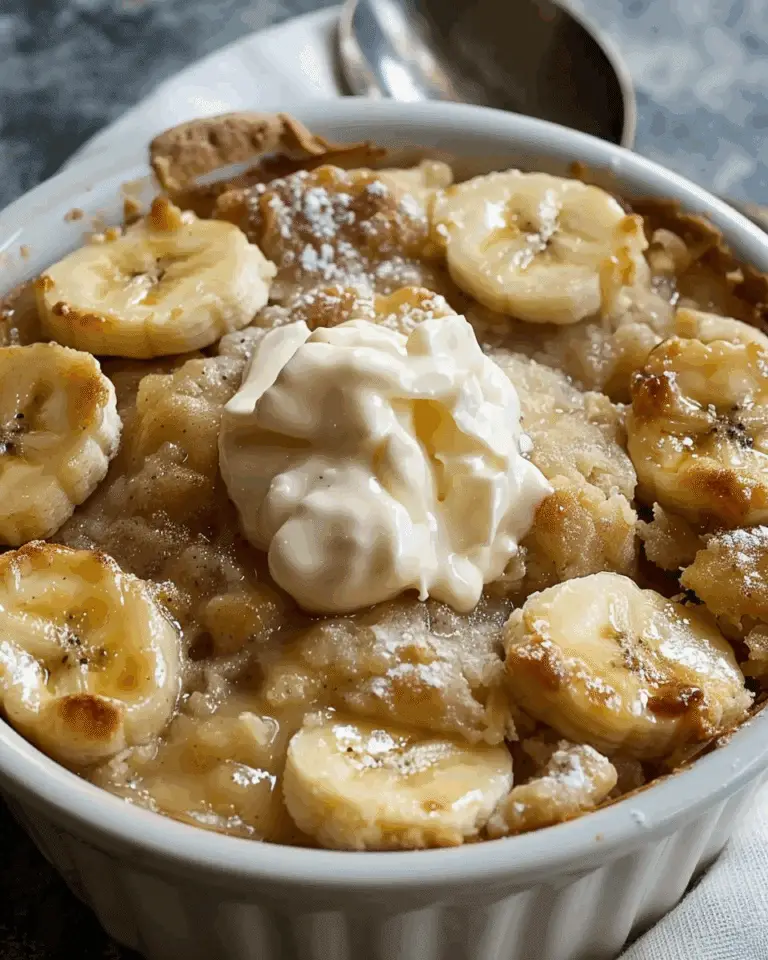 Easy Banana Cobbler