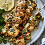 Easy Herby Lemon Chicken Skewers