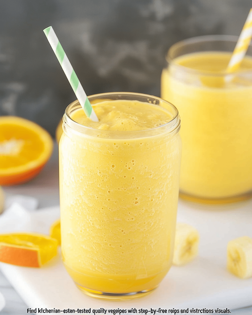 Orange Coconut Smoothie Recipe