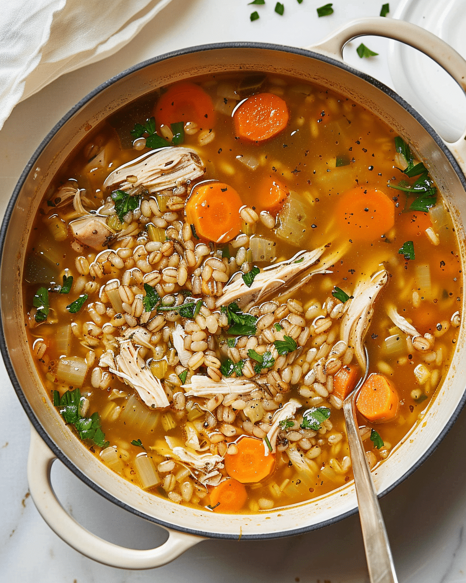 Chicken Soup With Barley