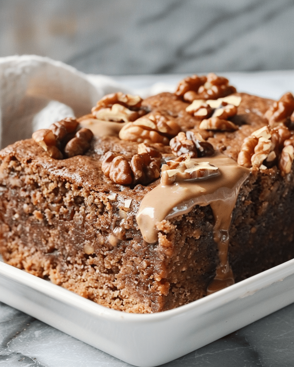 Healthy Date and Walnut Cake