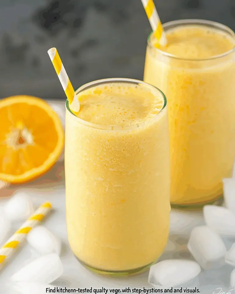Orange Coconut Smoothie Recipe