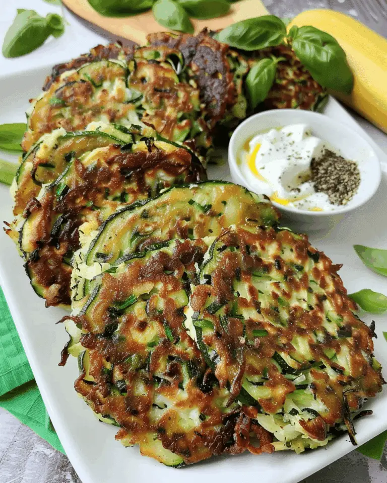 Italian Zucchini Fritters