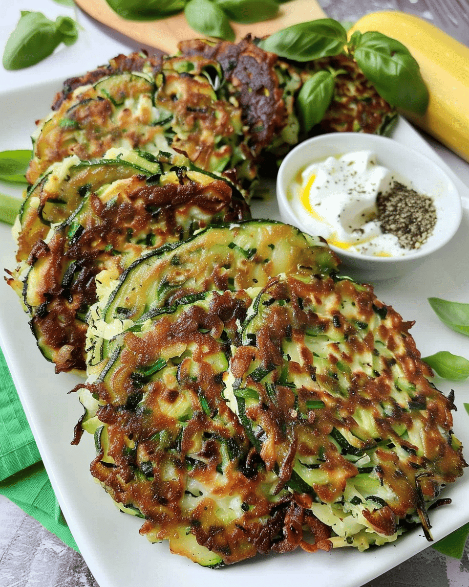 Italian Zucchini Fritters