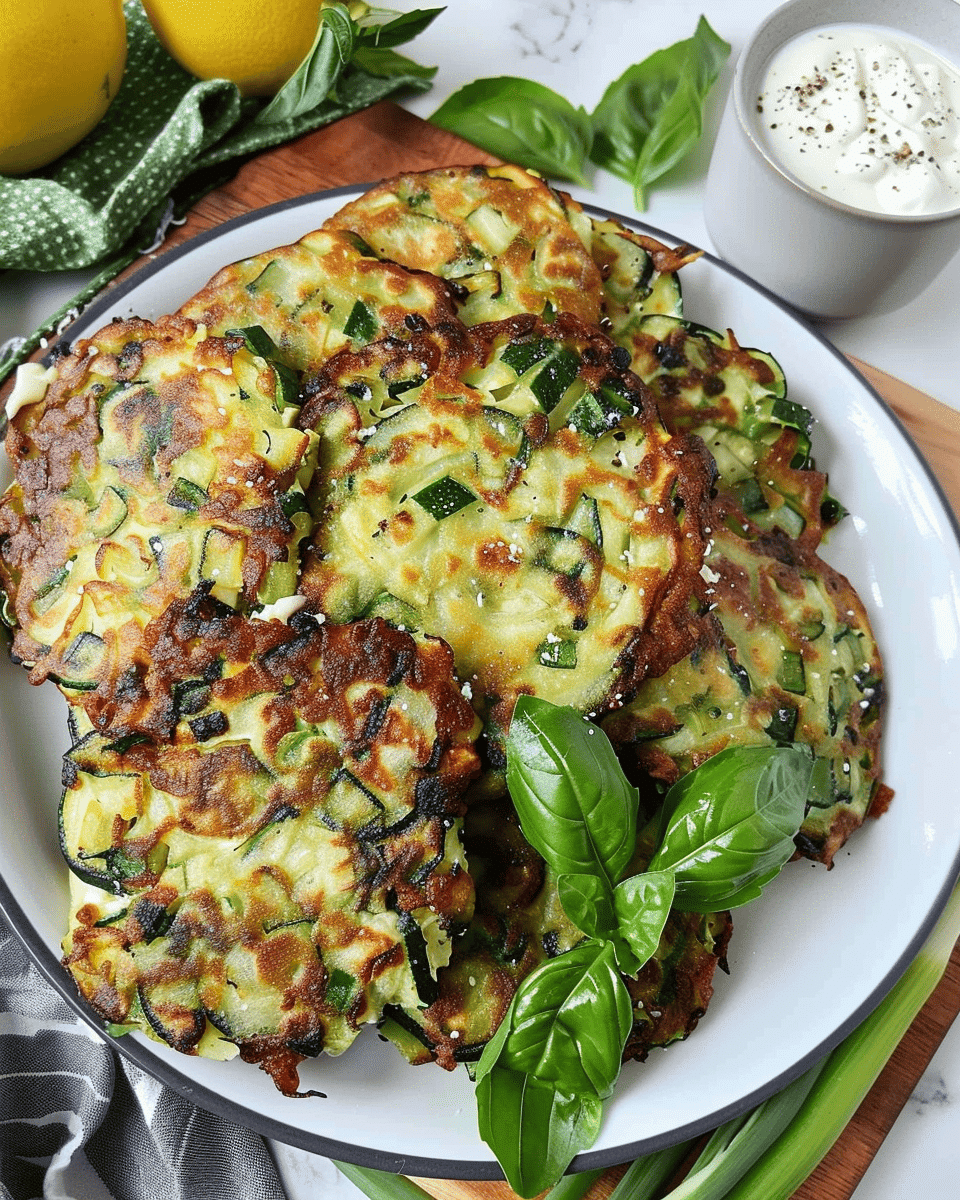 Italian Zucchini Fritters