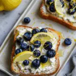 Lemon Blueberry Ricotta Toast