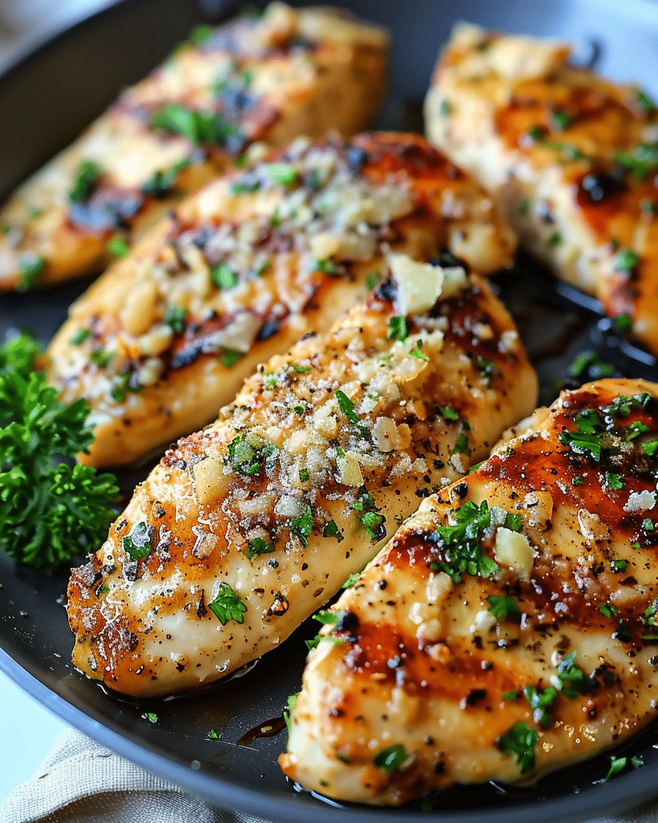 Irresistible Blackstone Garlic Parmesan Chicken