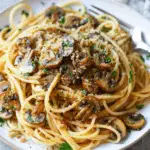 Brown Butter Mushroom Pasta