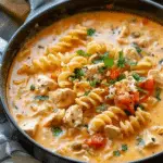 Creamy Cajun Chicken Pasta Soup