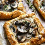 Mushroom, Shallot and Herbed Goat Cheese Tarts