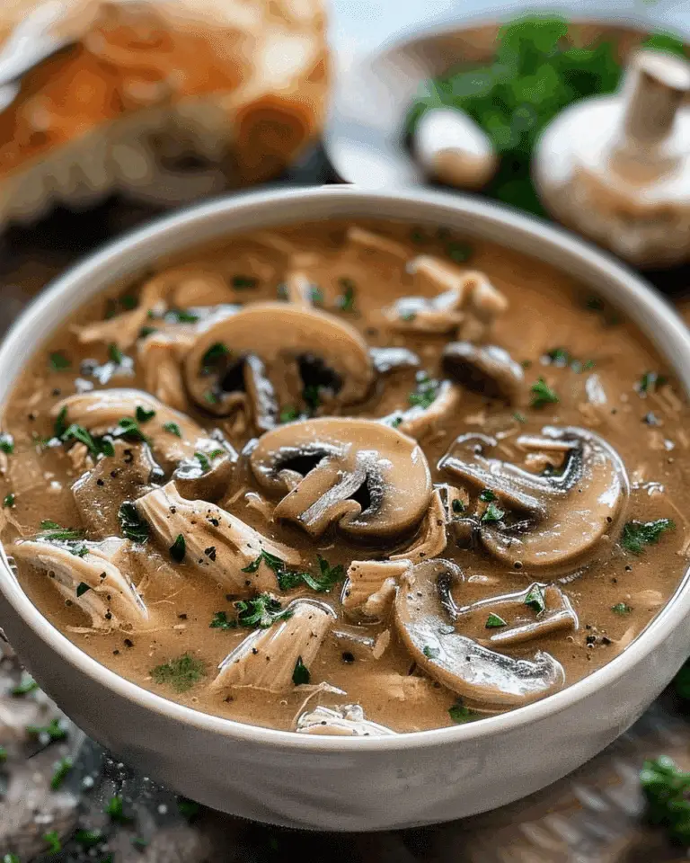 Rotisserie Chicken Mushroom Soup