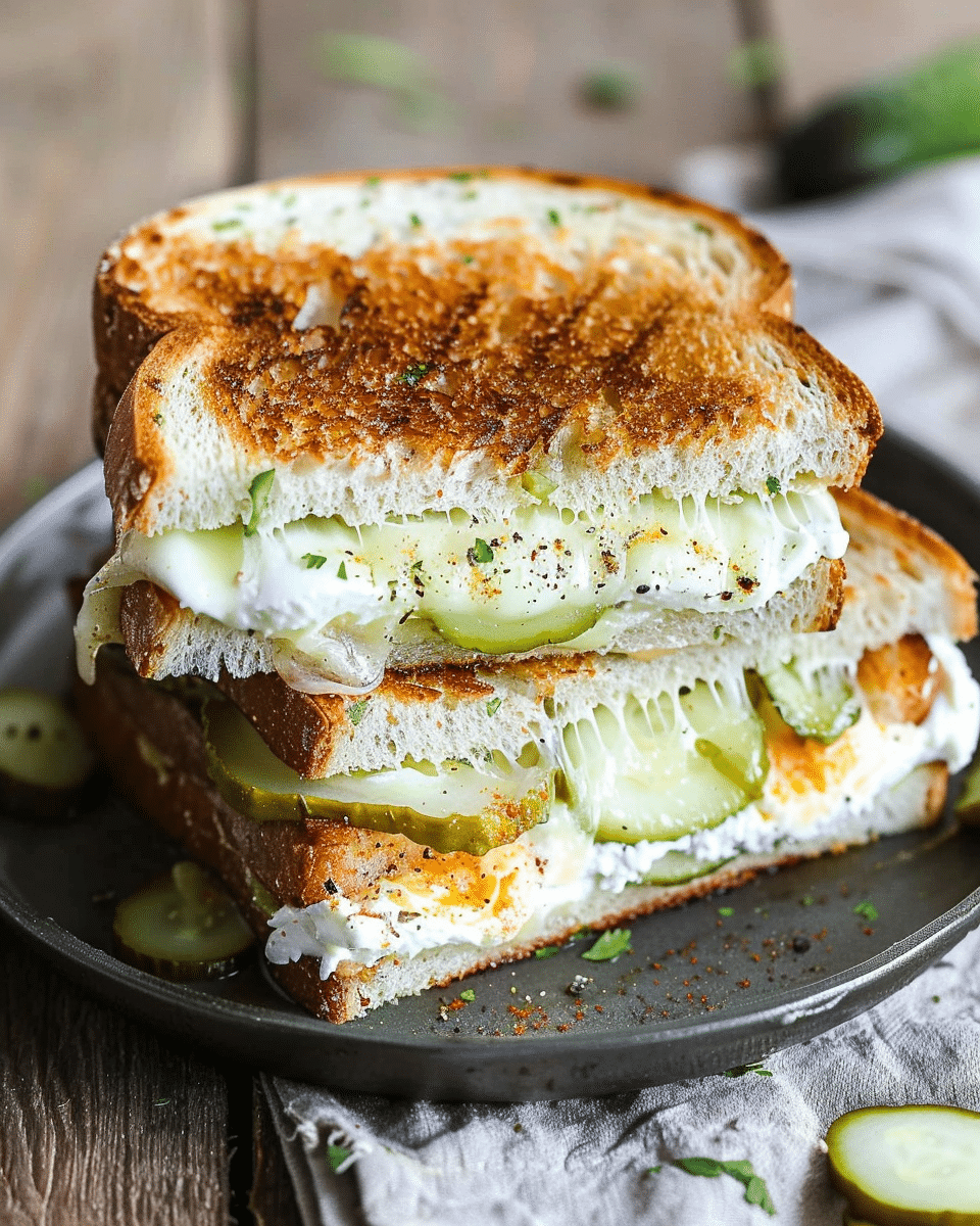 Pickle Grilled Cheese Sandwich