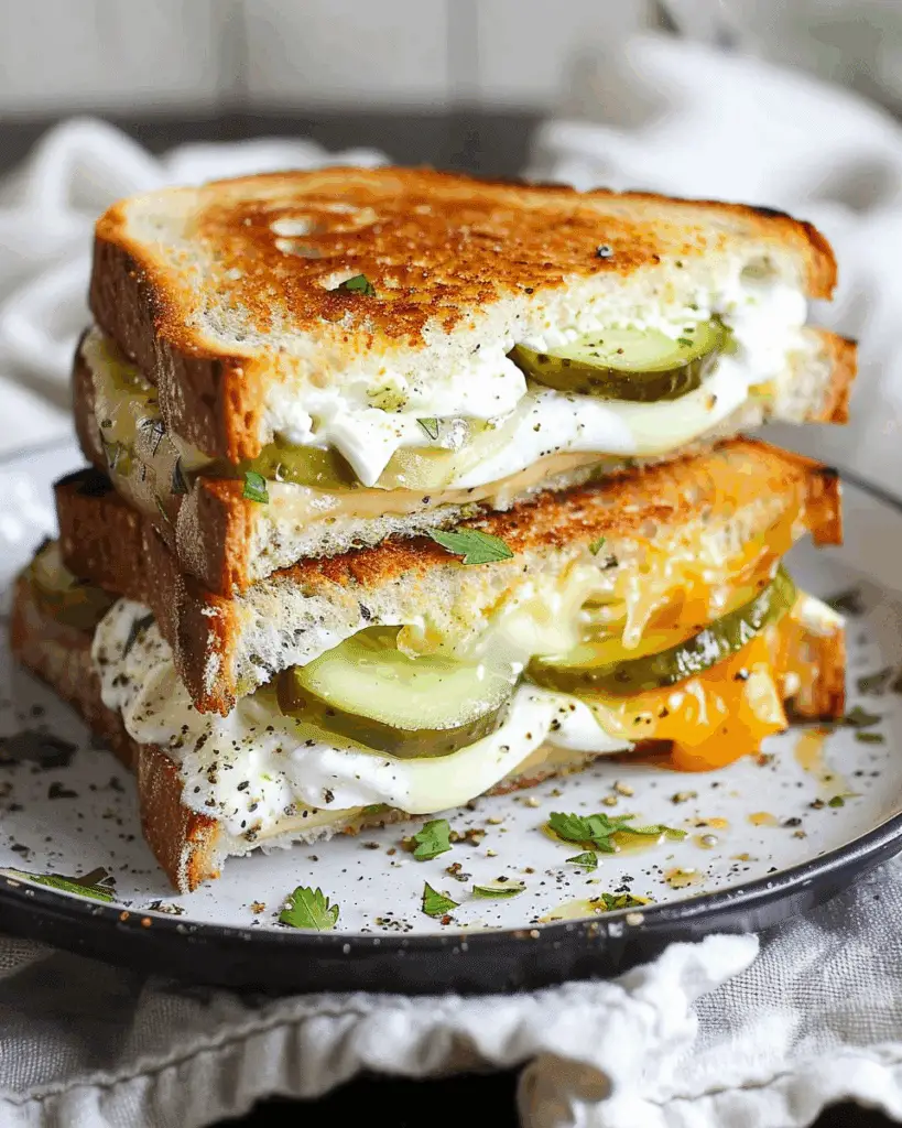 Pickle Grilled Cheese Sandwich