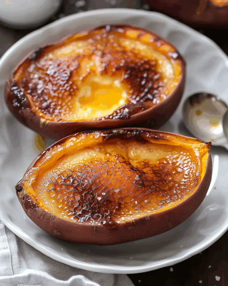 Japanese Sweet Potato Crème Brûlée