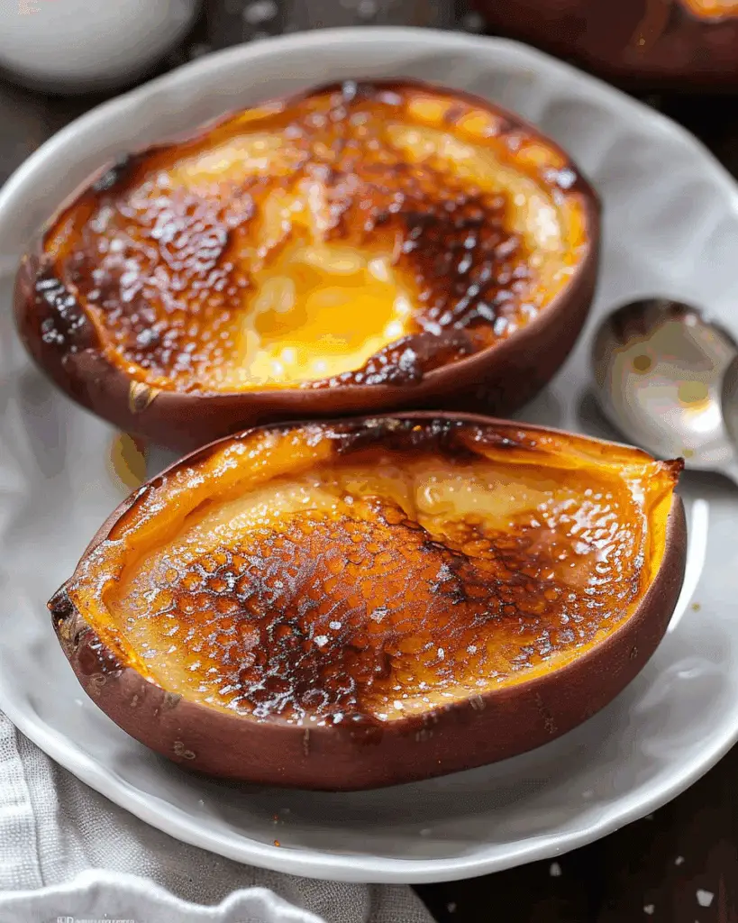 Japanese Sweet Potato Crème Brûlée