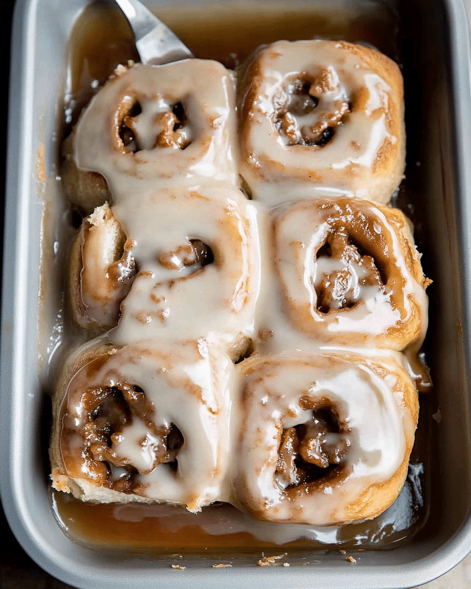 Apple Pie Cinnamon Roll Cobbler