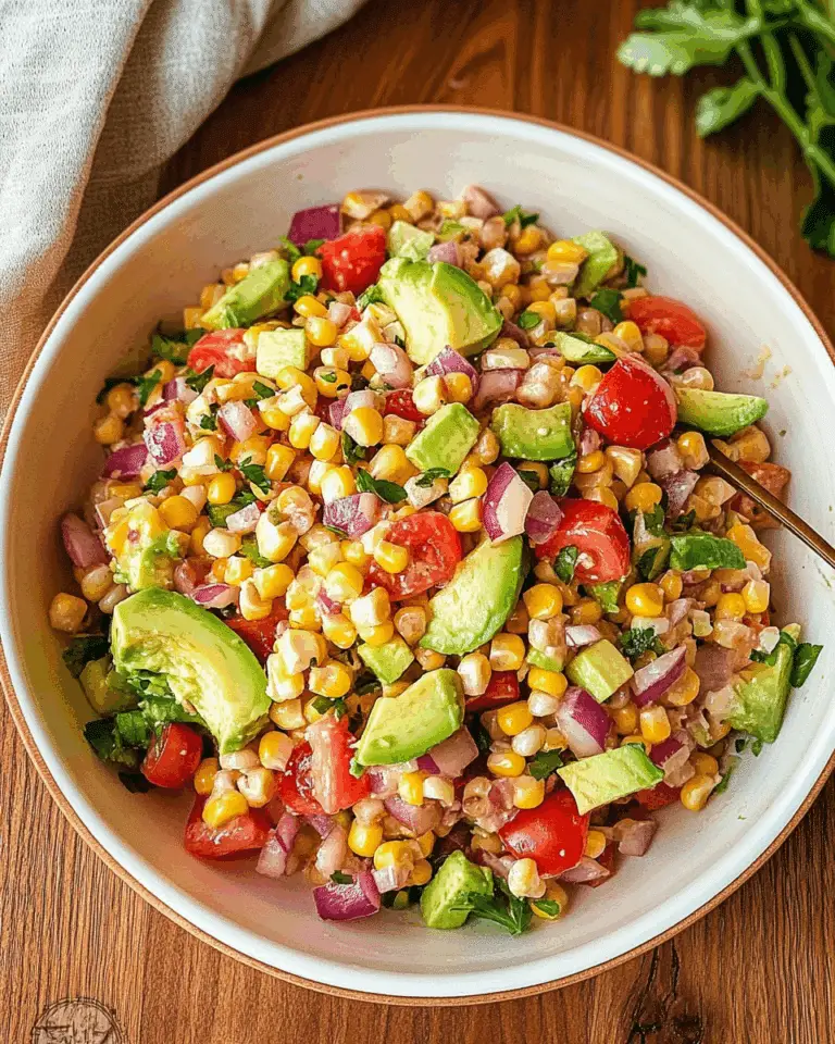 Avocado Corn Salad