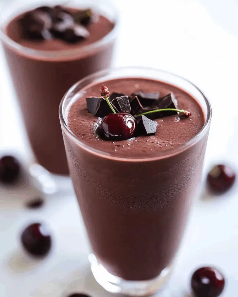Chocolate Cherry Smoothie