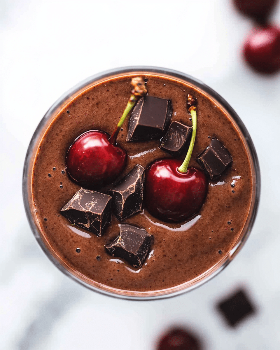 Chocolate Cherry Smoothie