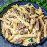 Creamy Steak Pasta