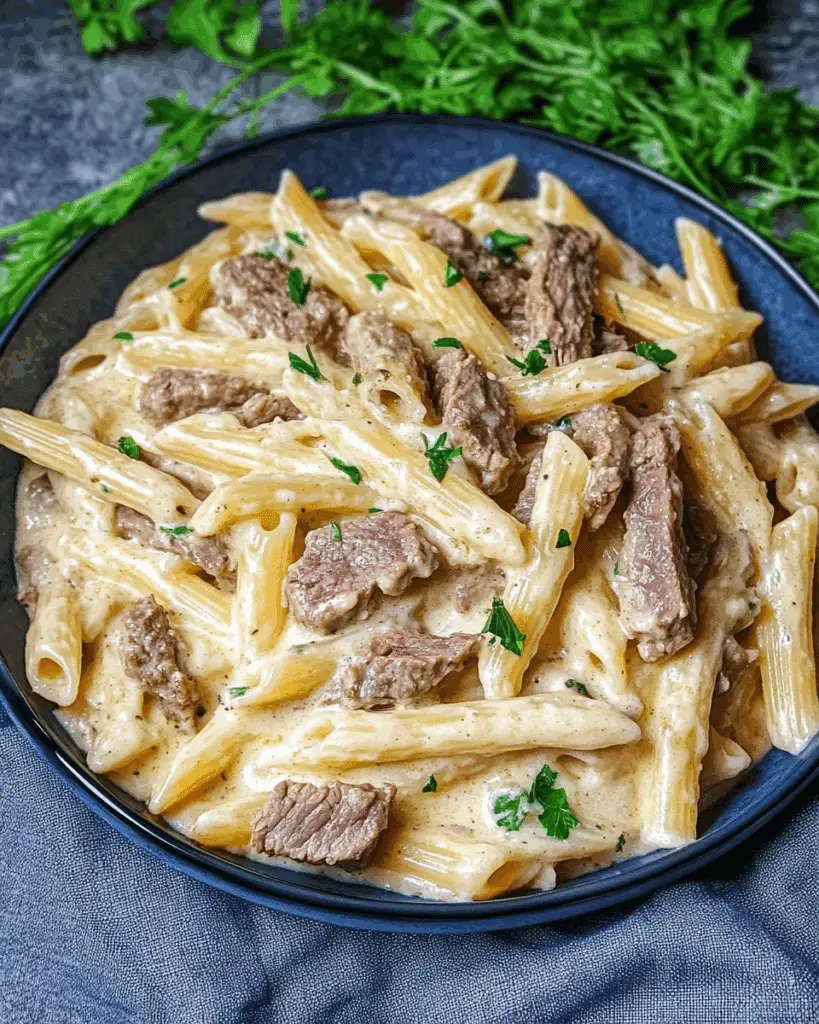 Creamy Steak Pasta
