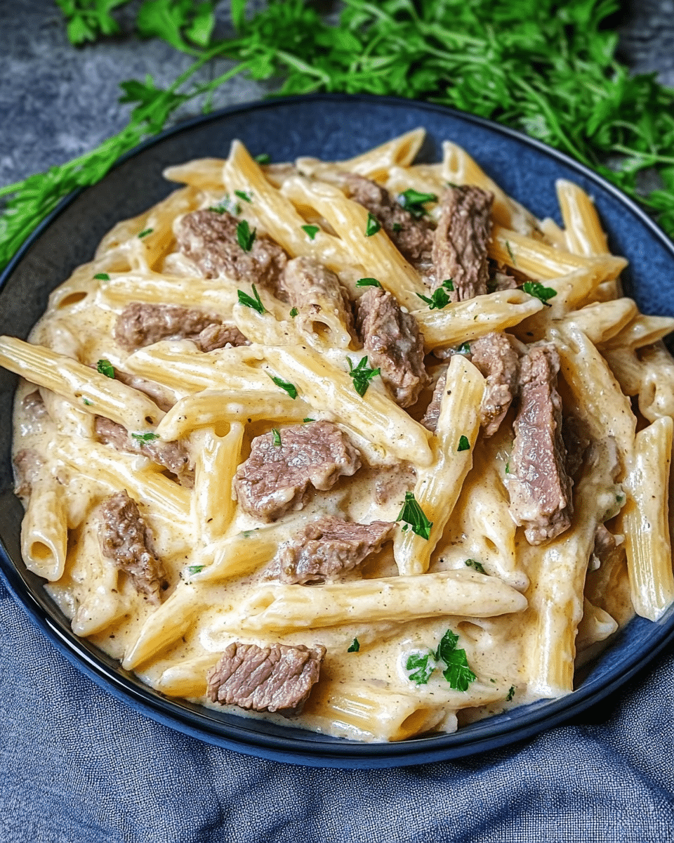 Creamy Steak Pasta