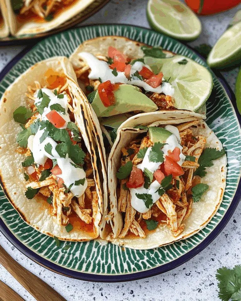 CrockPot Chicken Tacos