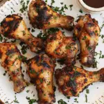 Garlic Parmesan Air Fryer Chicken Legs