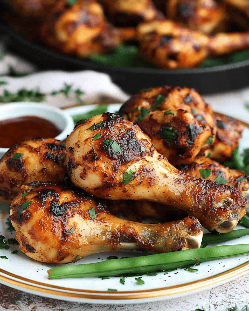 Garlic Parmesan Air Fryer Chicken Legs