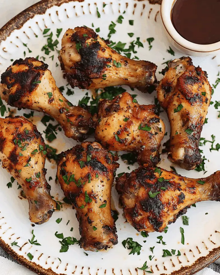 Garlic Parmesan Air Fryer Chicken Legs