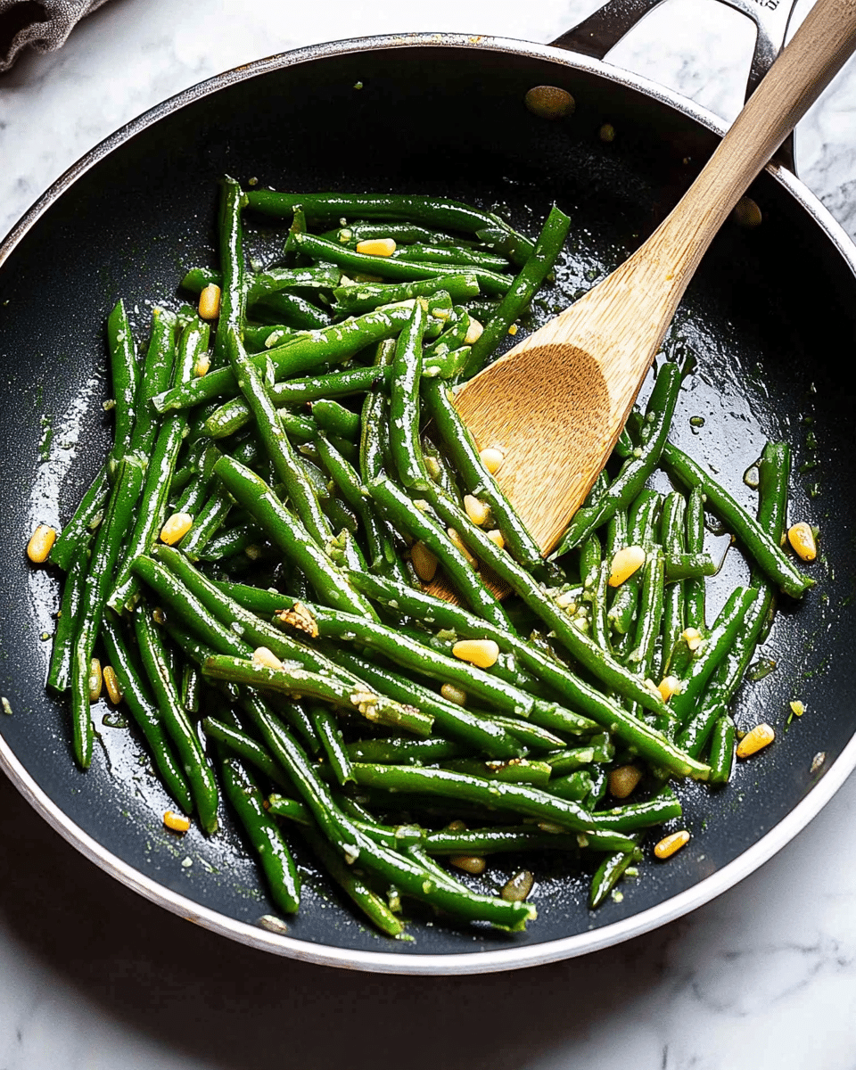 Green Beans with Pine Nuts
