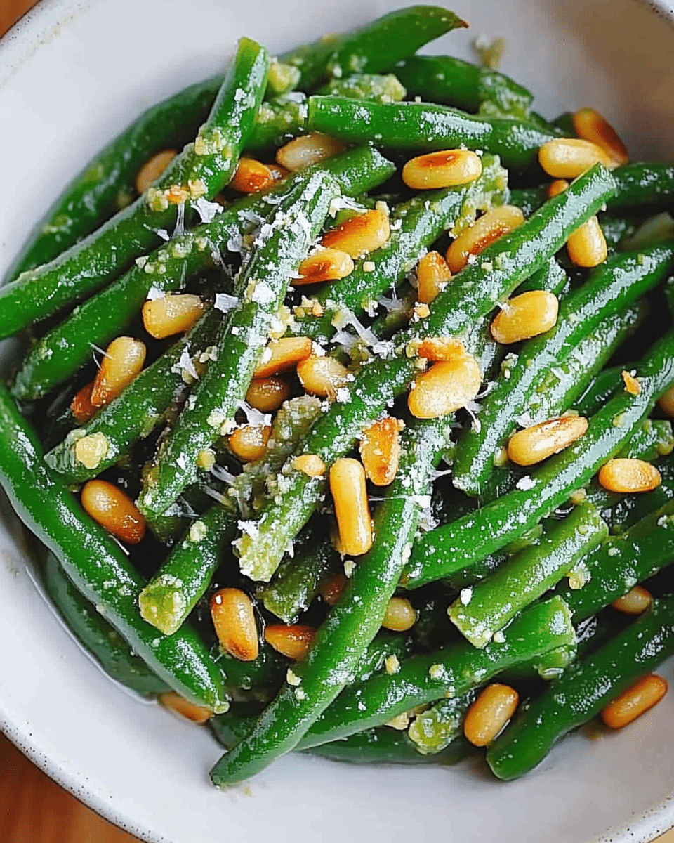 Green Beans with Pine Nuts