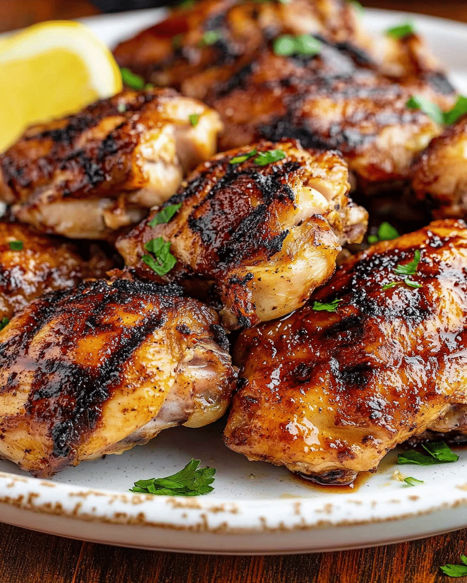Grilled Lemon Soy Sauce Chicken