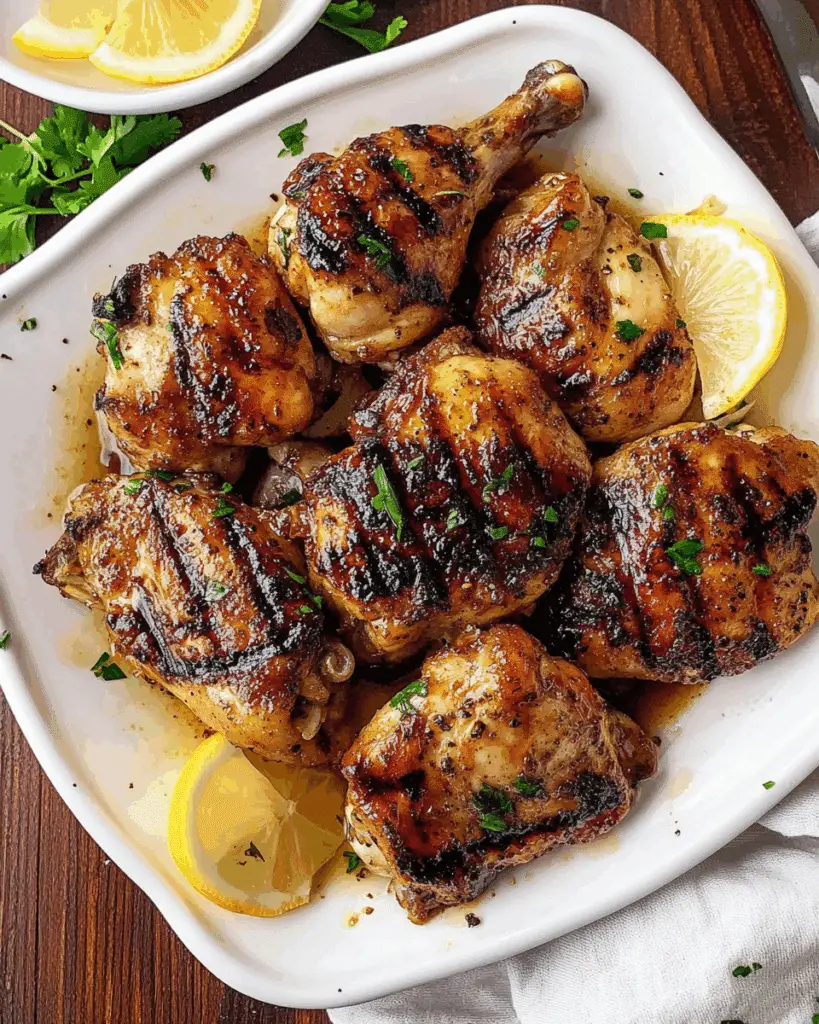 Grilled Lemon Soy Sauce Chicken
