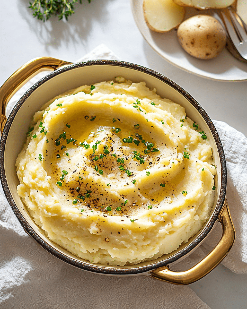 Mashed Potatoes with Parsnips and Horseradish