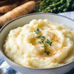 Mashed Potatoes with Parsnips and Horseradish